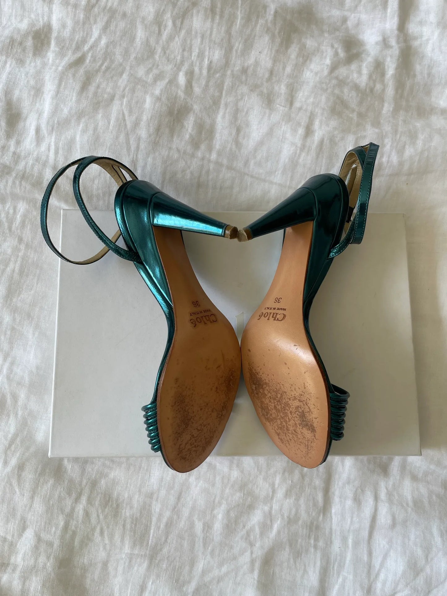 Chloé Ch10170-skinnsandaler