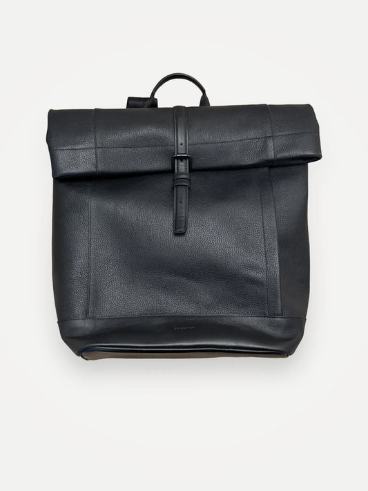 Sandqvist Leather Rolltop Backpack Backpack