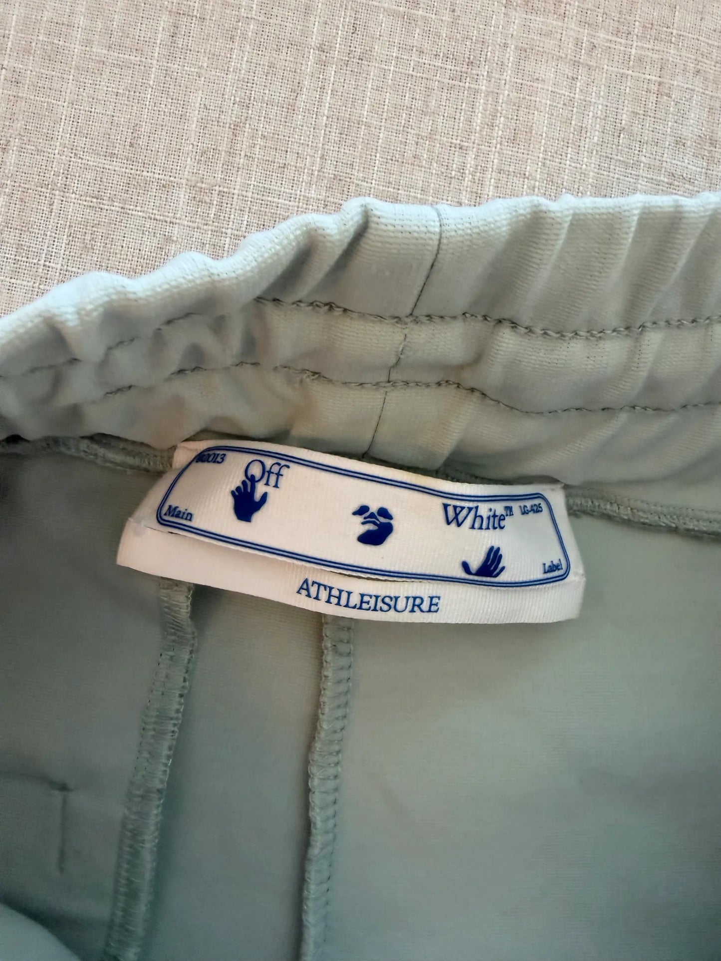 Off-White Athleisure Split Track In Seafoam Green-träningsbyxor NWOT