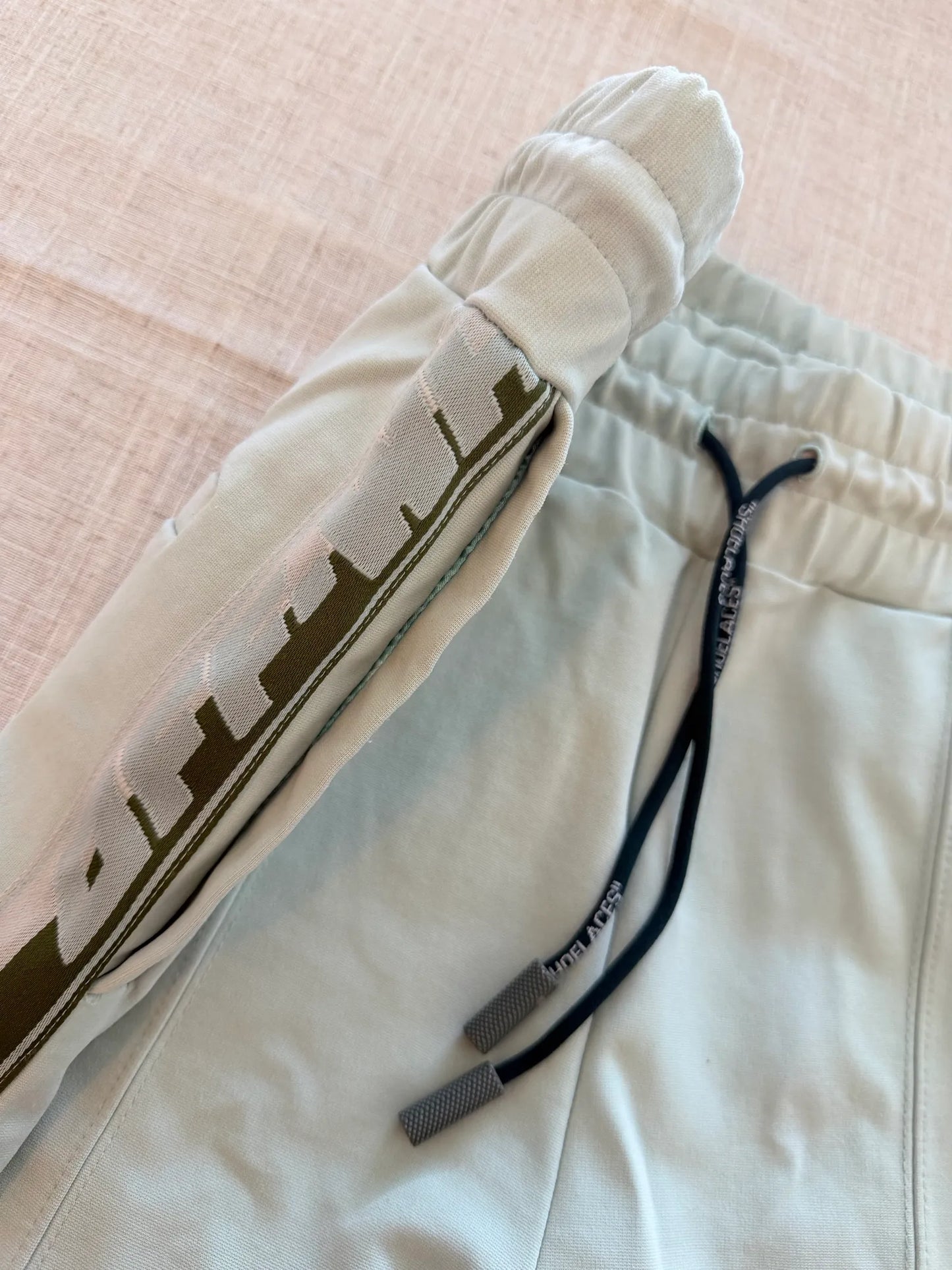 Off-White Athleisure Split Track In Seafoam Green-träningsbyxor NWOT