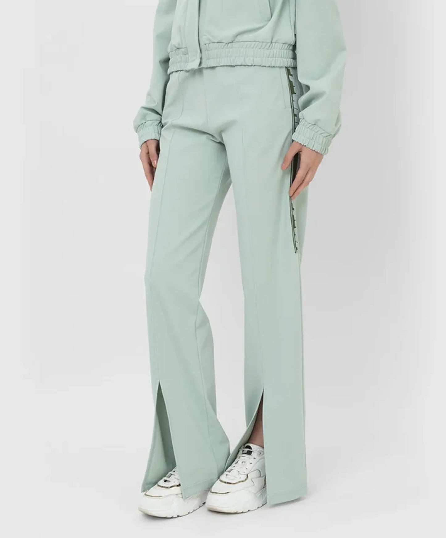 Off-White Athleisure Split Track In Seafoam Green-träningsbyxor NWOT