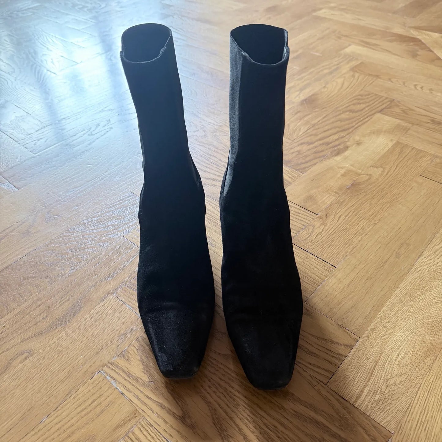 Toteme Svarta Mockastövlar Boots