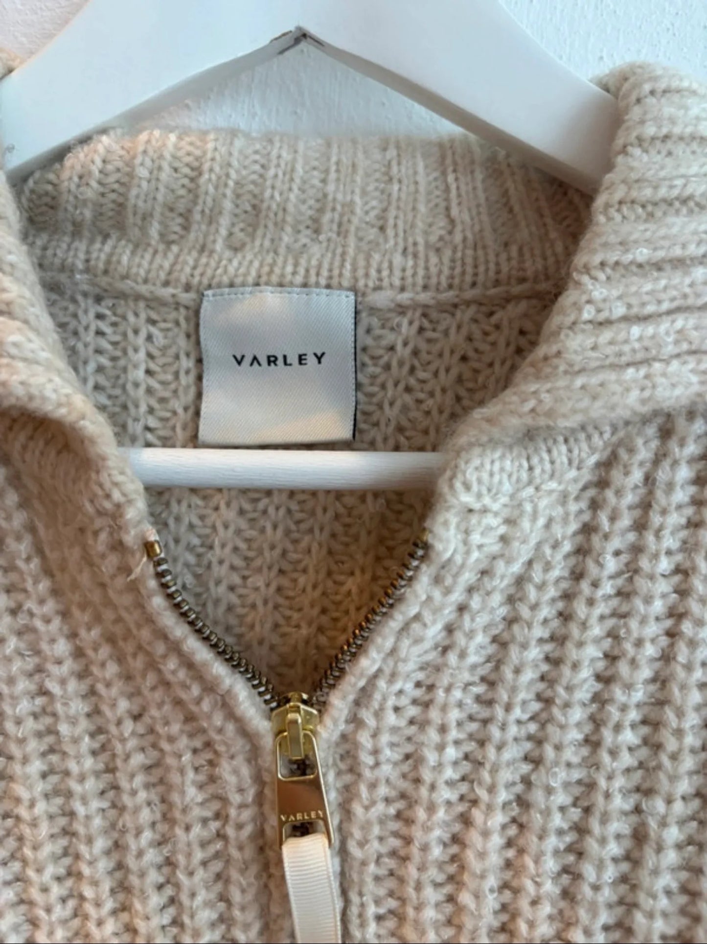 Varley Amelia Half Zip Knit-tröja