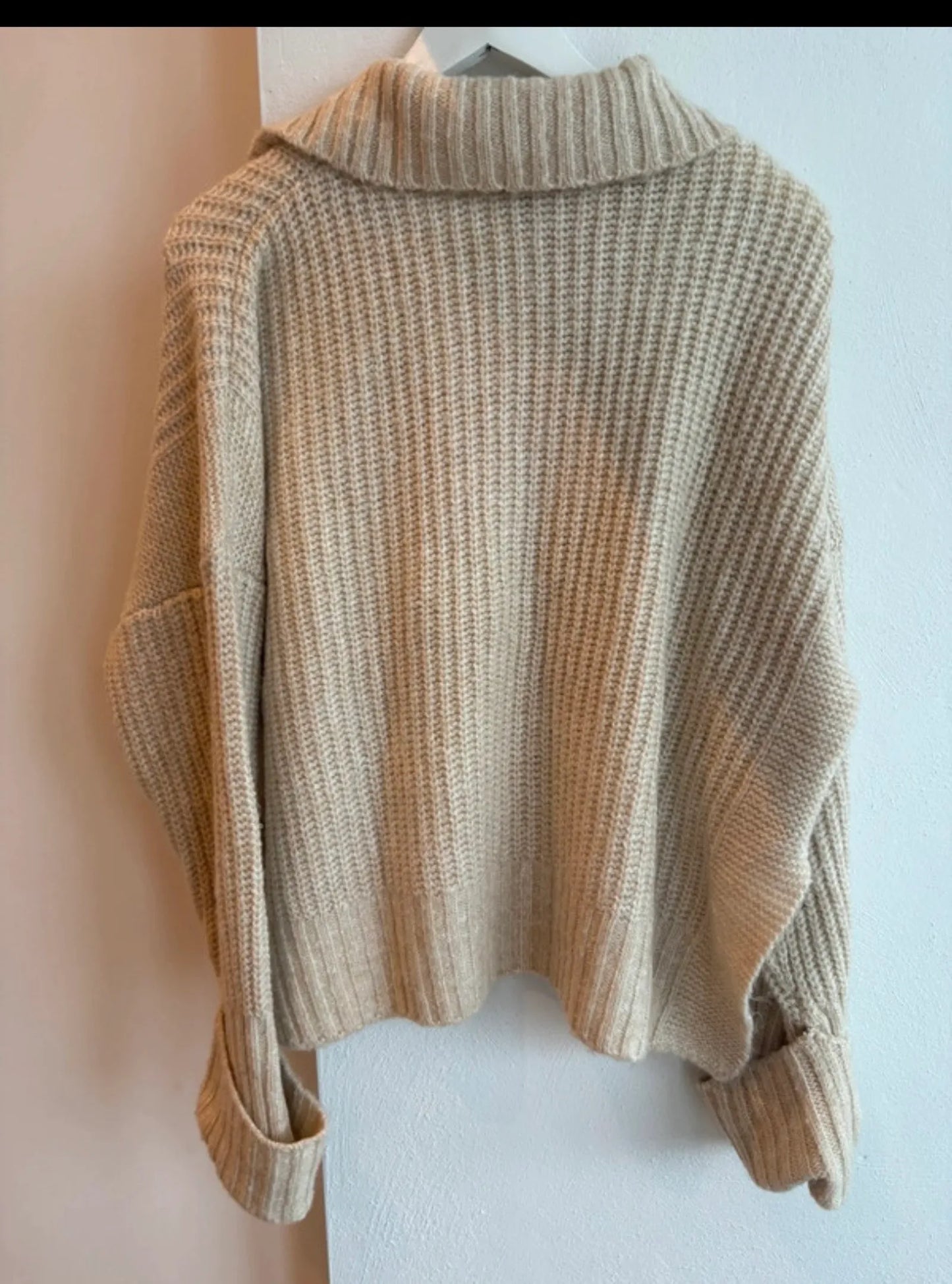 Varley Amelia Half Zip Knit-tröja