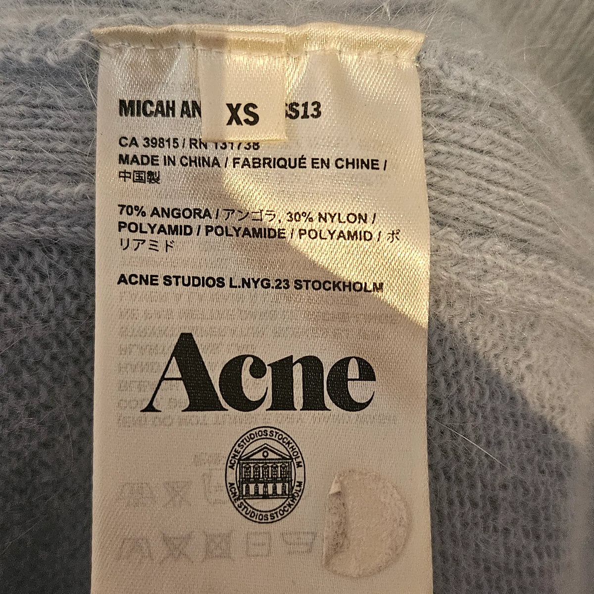 Acne Studios Micah Angora-tröja