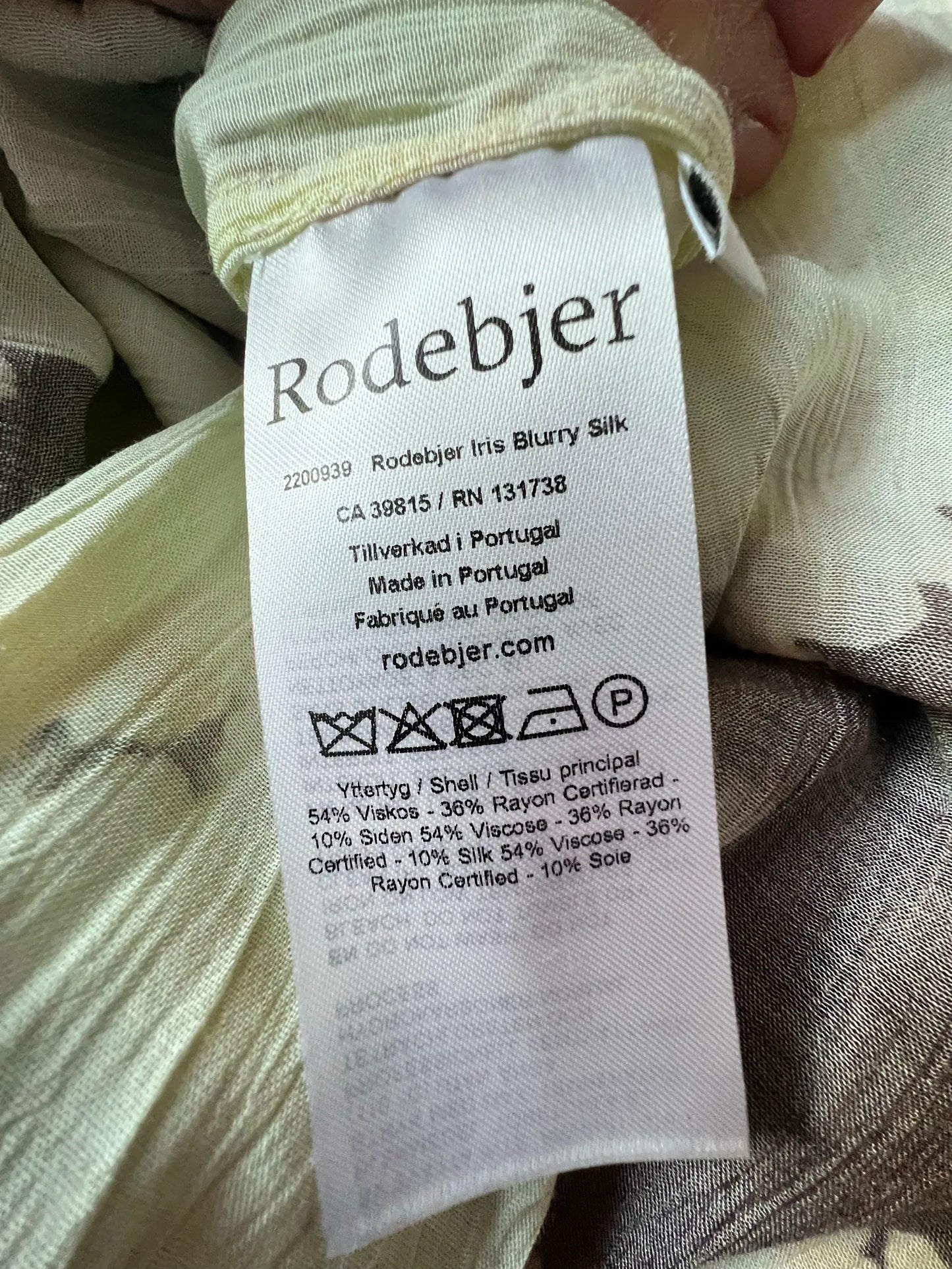 Rodebjer Iris Blurry Silk Dress