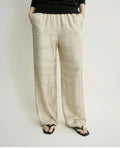 Toteme Monogram Silk Pj Bottoms Trousers