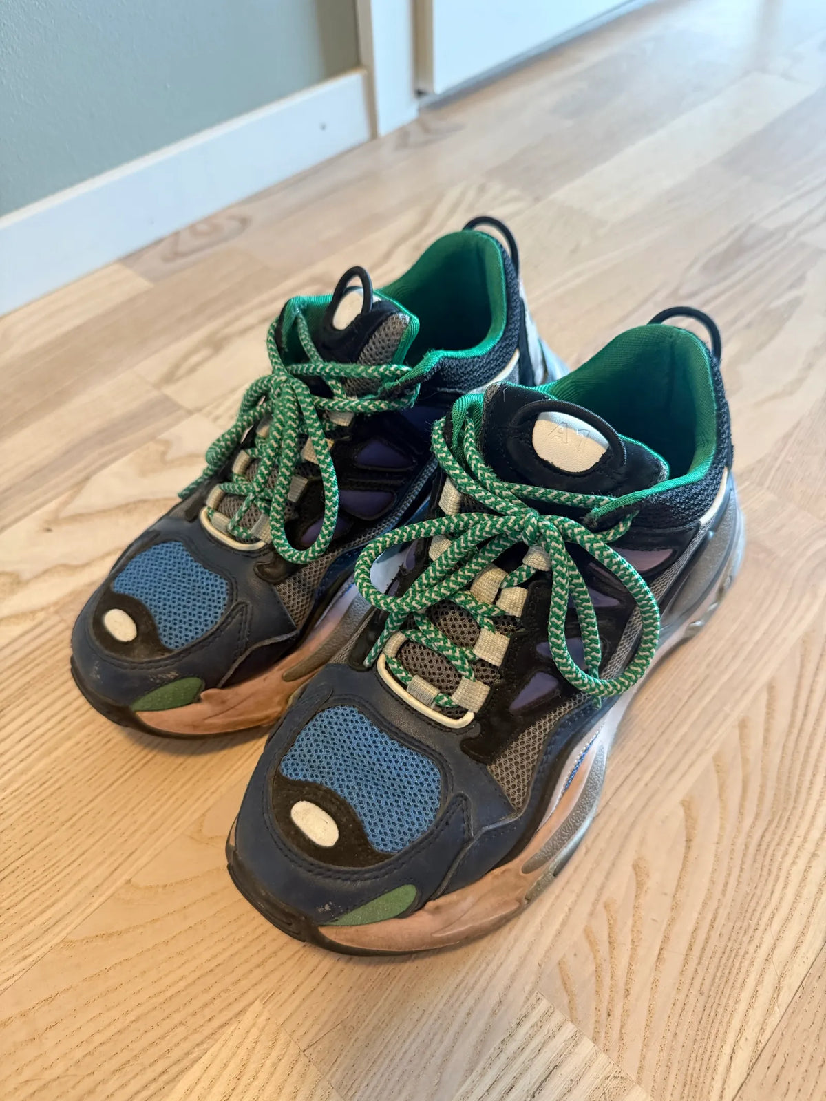 Sandro Astro Leather Trainer Sneakers