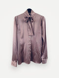 Dolce & Gabbana Silk With Pussy-bow Blouse