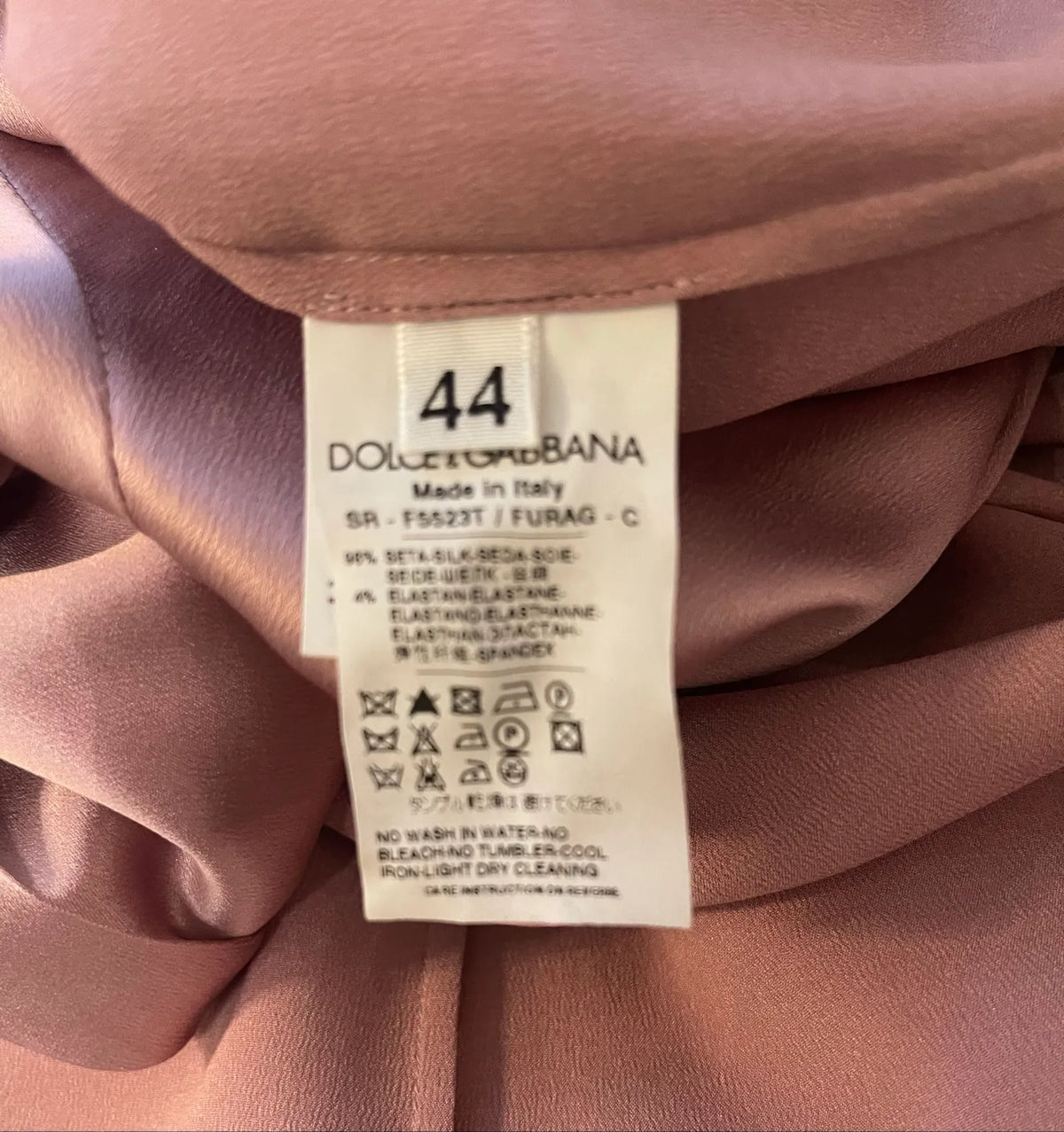Dolce & Gabbana Silk With Pussy-bow Blouse
