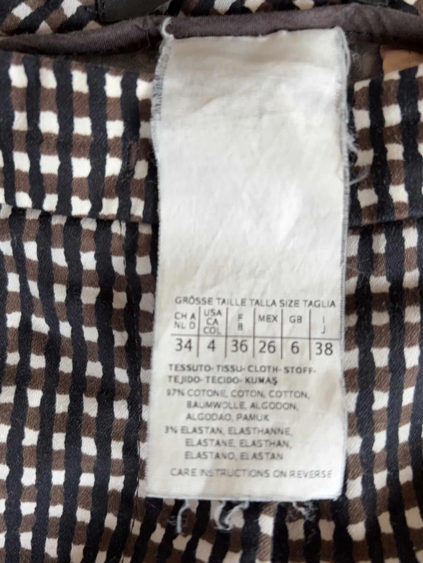 Max Mara Slim Cigarette Fitw113 Stretch Trousers