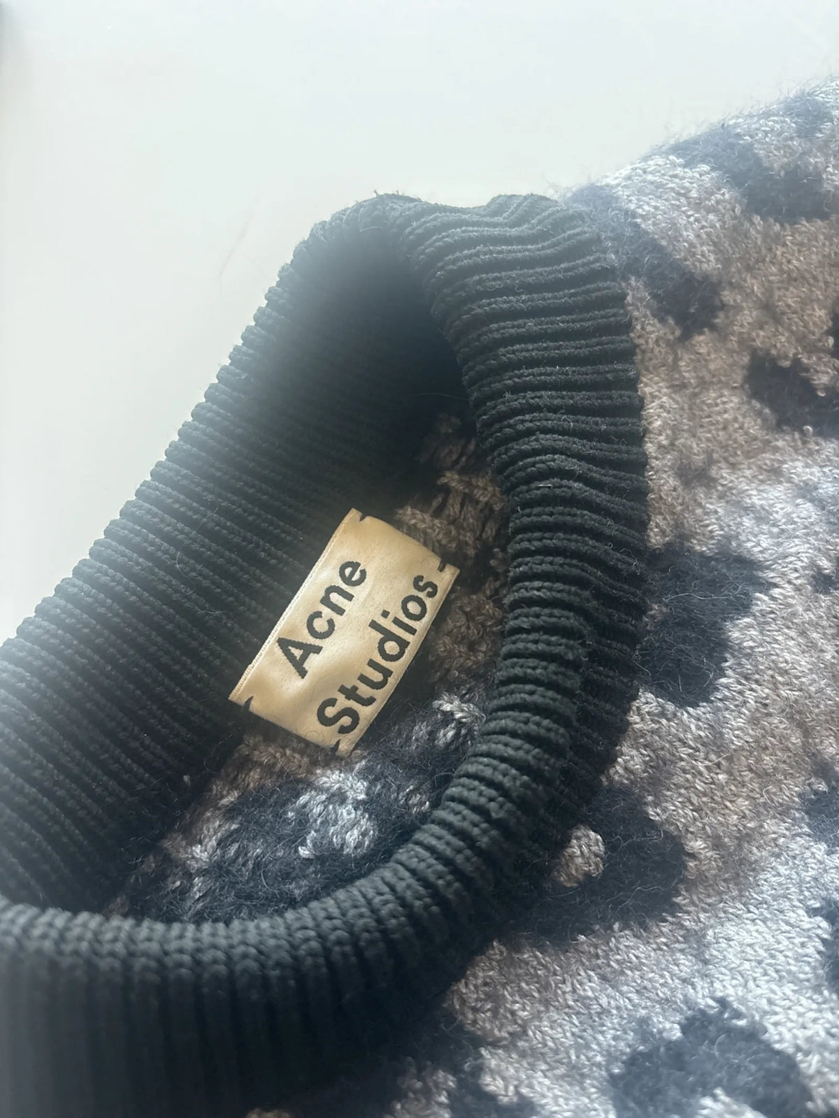Acne Studios Gaze Animal-ulltröja