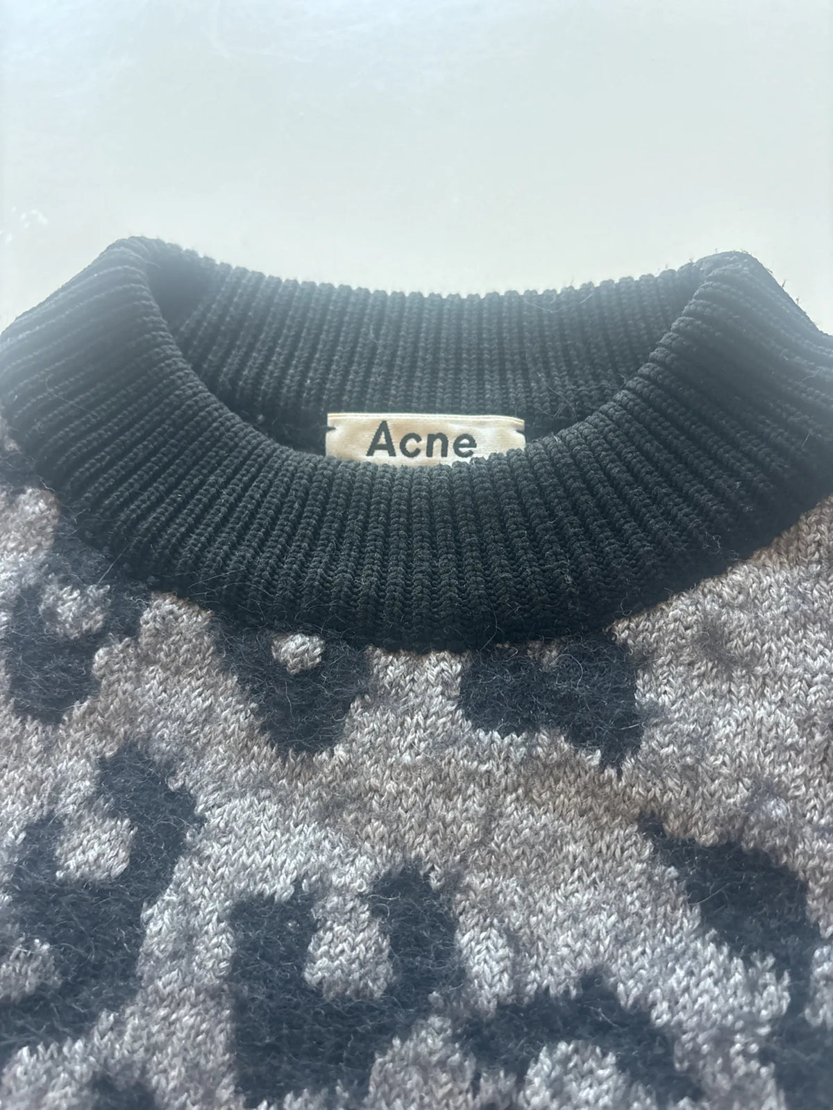 Acne Studios Gaze Animal-ulltröja
