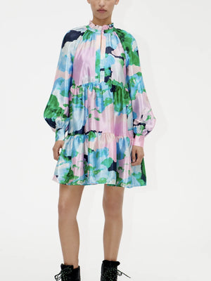 Stine Goya Jasmine, 1617 Textured Poly ”clouds” Dress