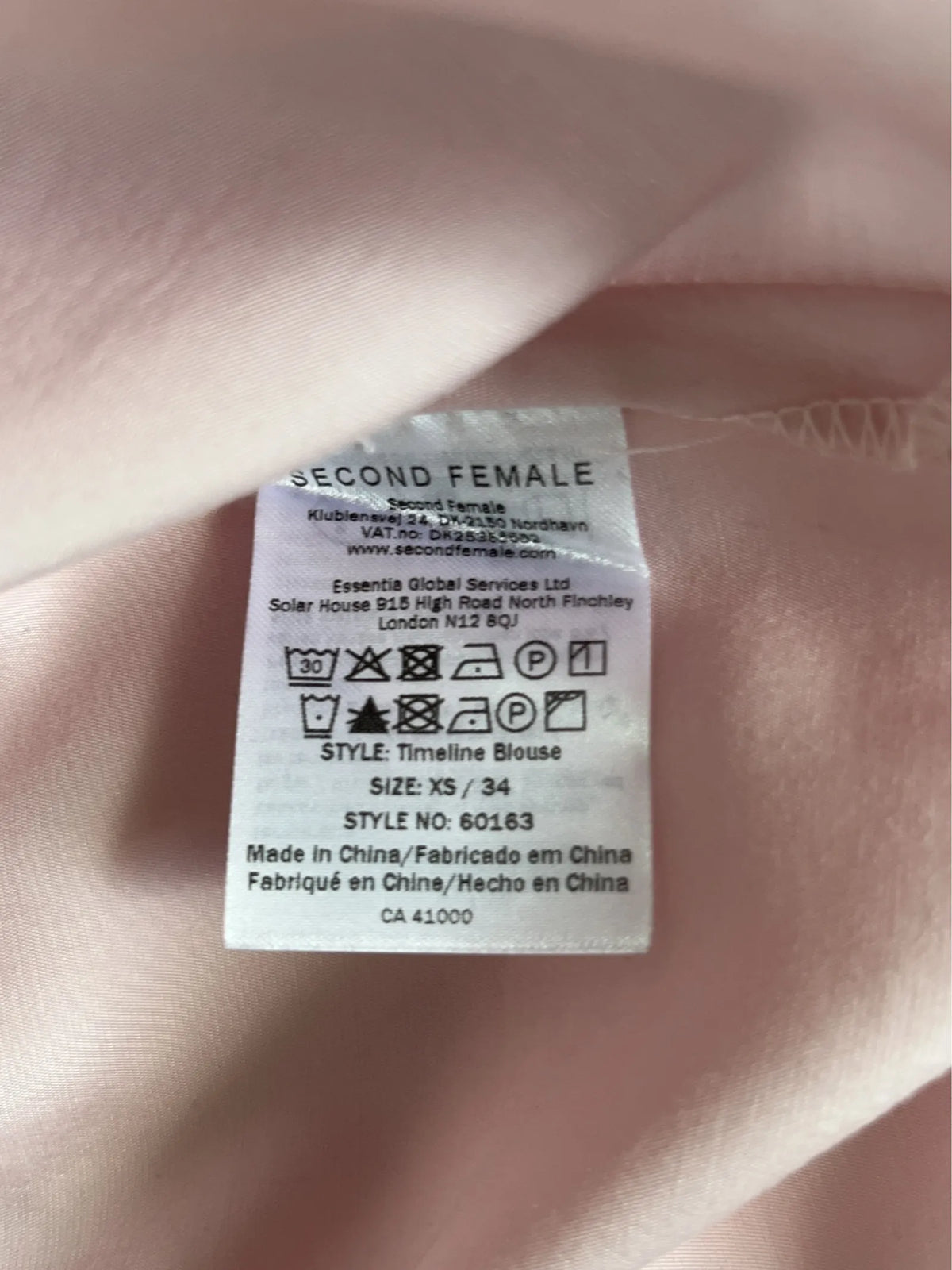Second Female Timeline-blus NWOT