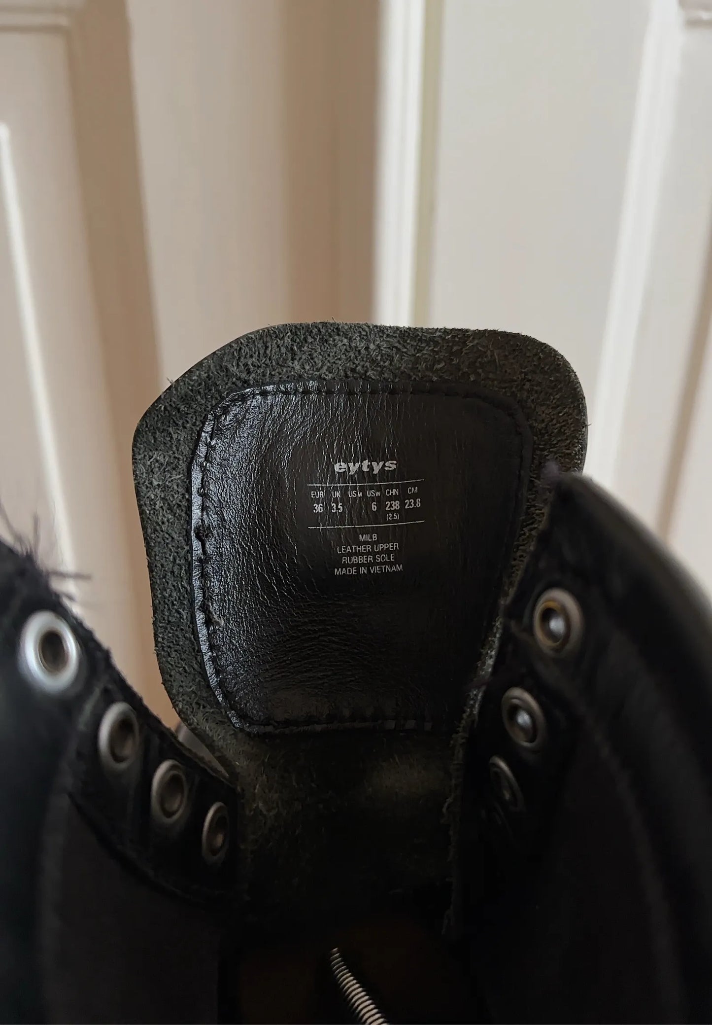 Eytys Michigan Leather Black-skinnboots
