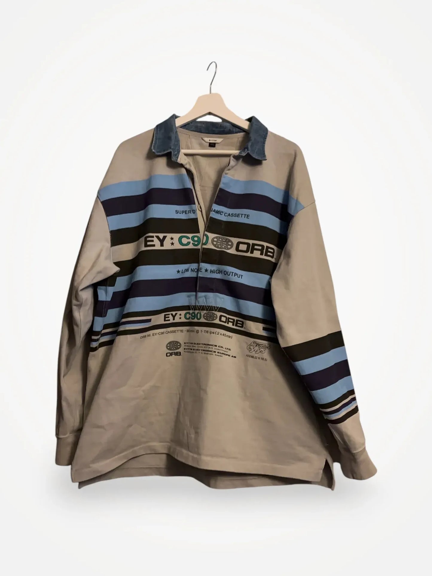 Eytys Canberra Blue Cassette-tröja