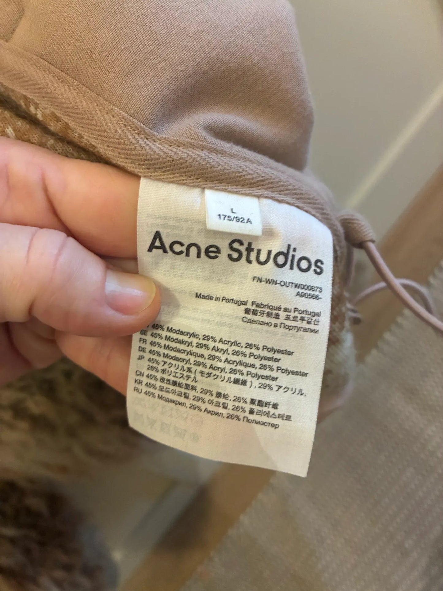 Acne Studios Fur jacket