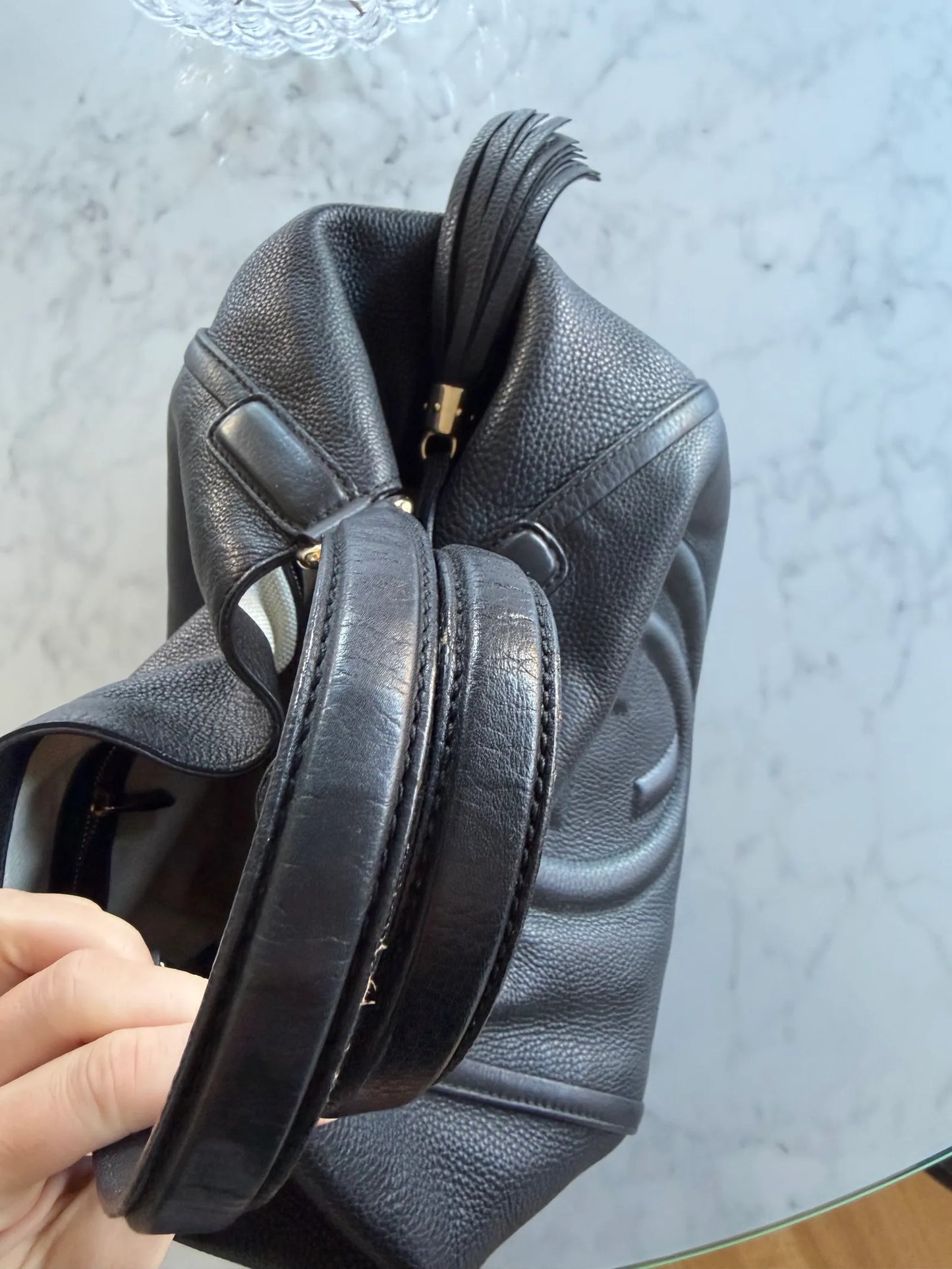 Gucci Soho Gg Tote-skinnhandväska