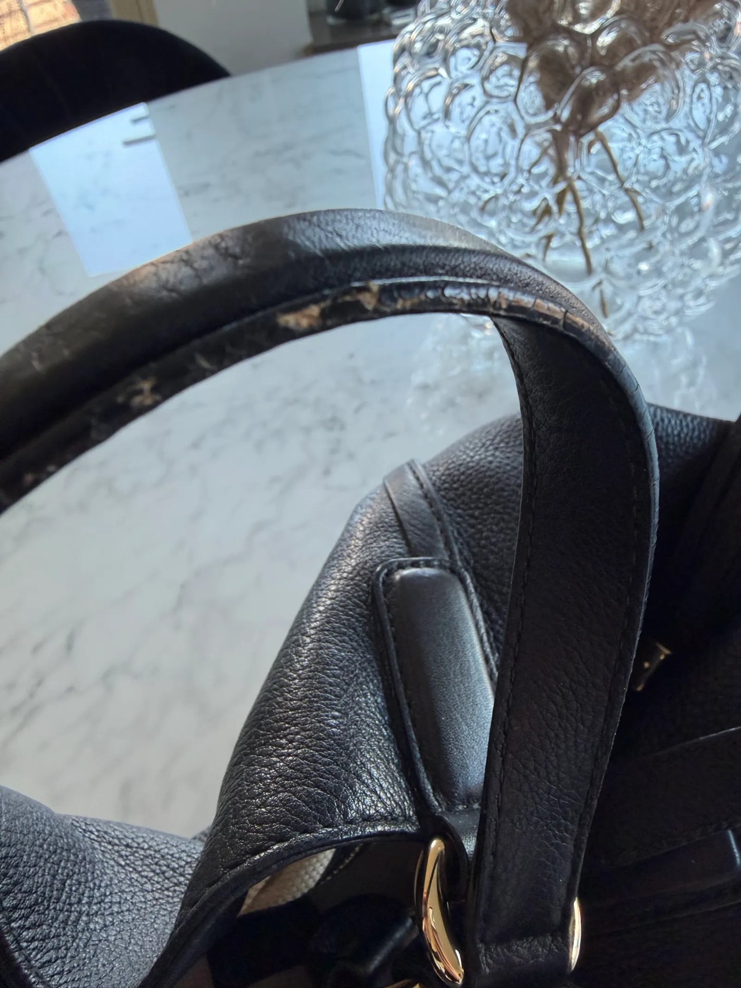 Gucci Soho Gg Tote-skinnhandväska