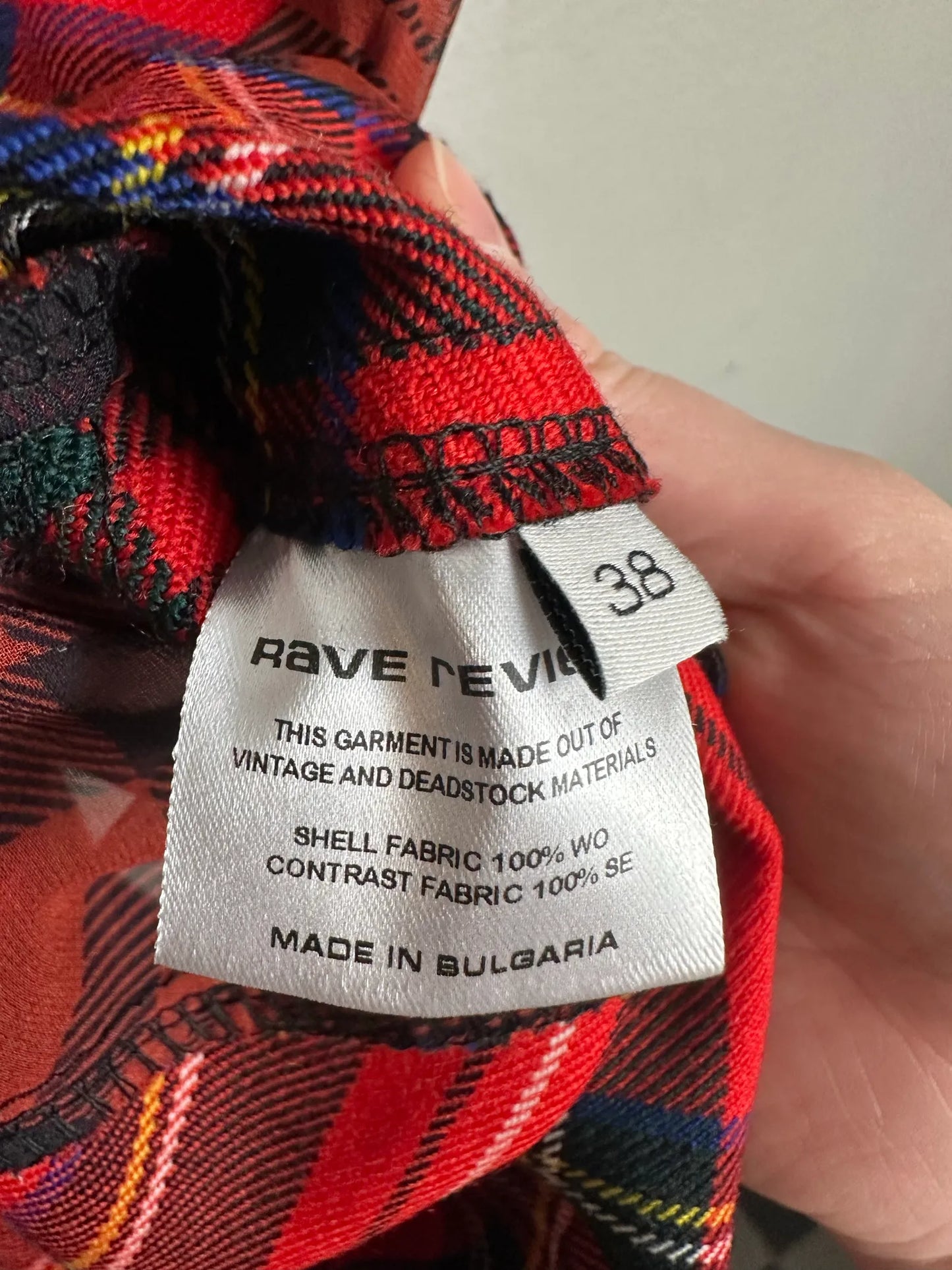 Rave Review-ullklänning NWT