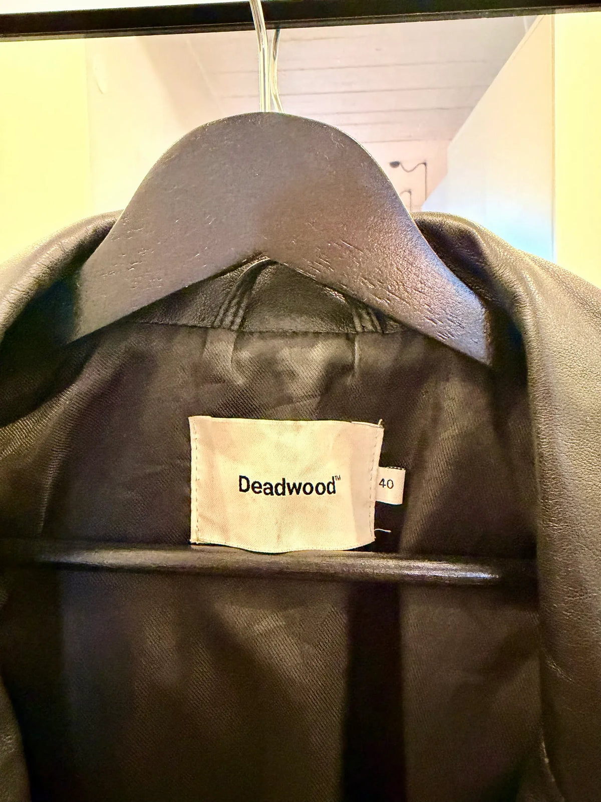 Deadwood Classic Biker-skinnjacka