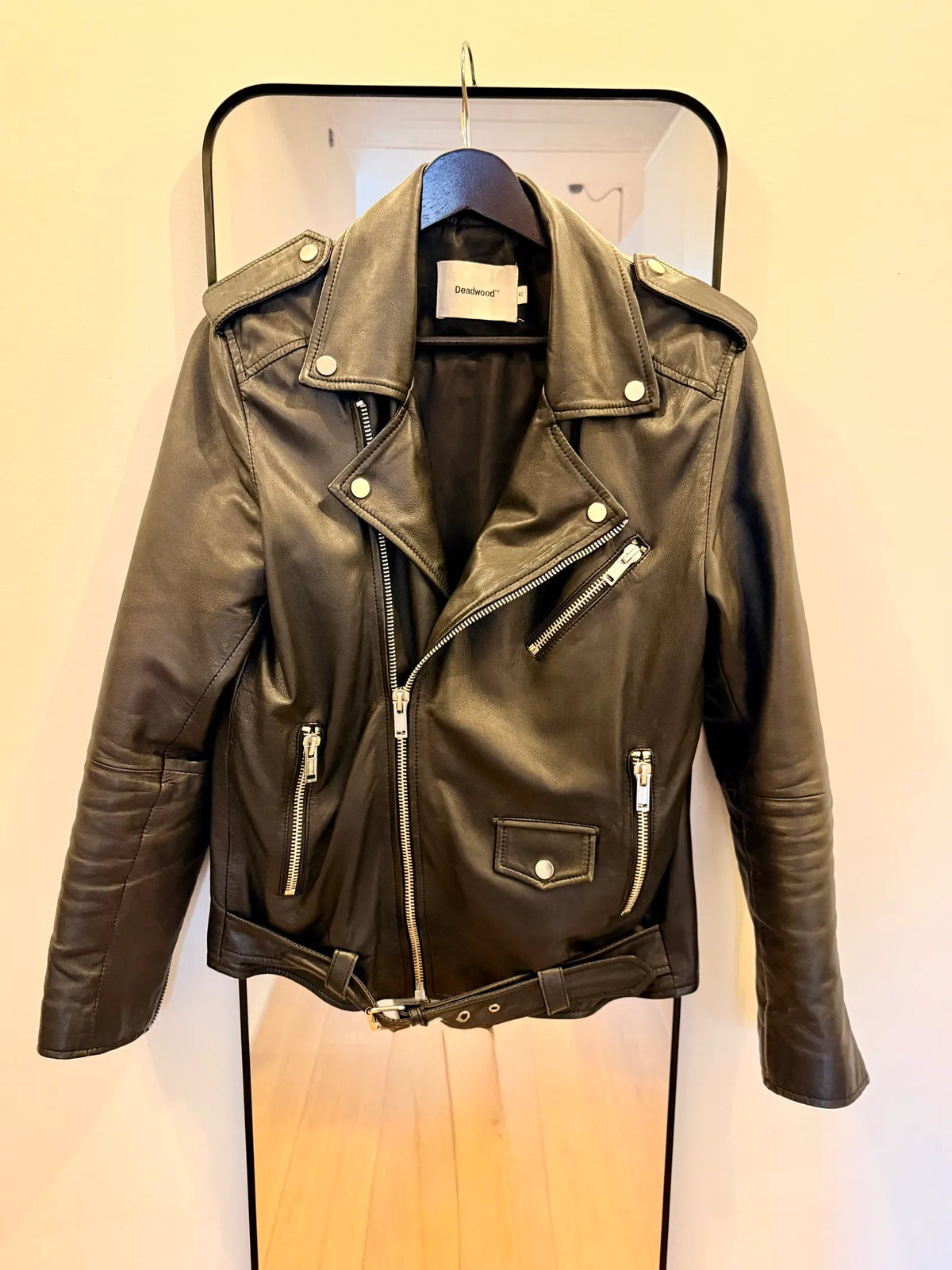 Deadwood Classic Biker-skinnjacka