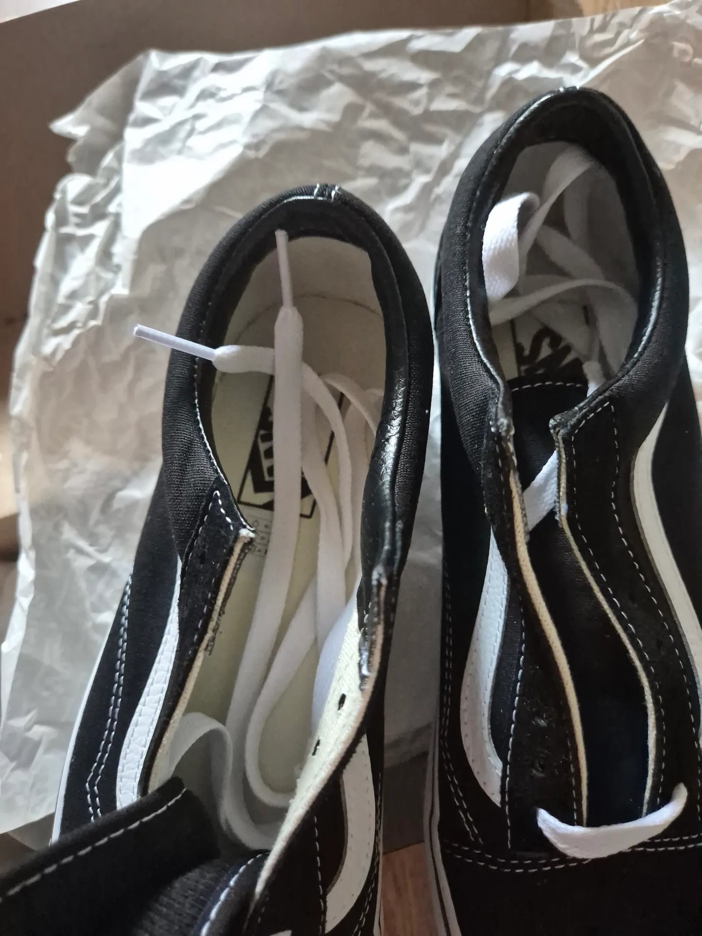 Vans Old School-skinnsneakers NWOT