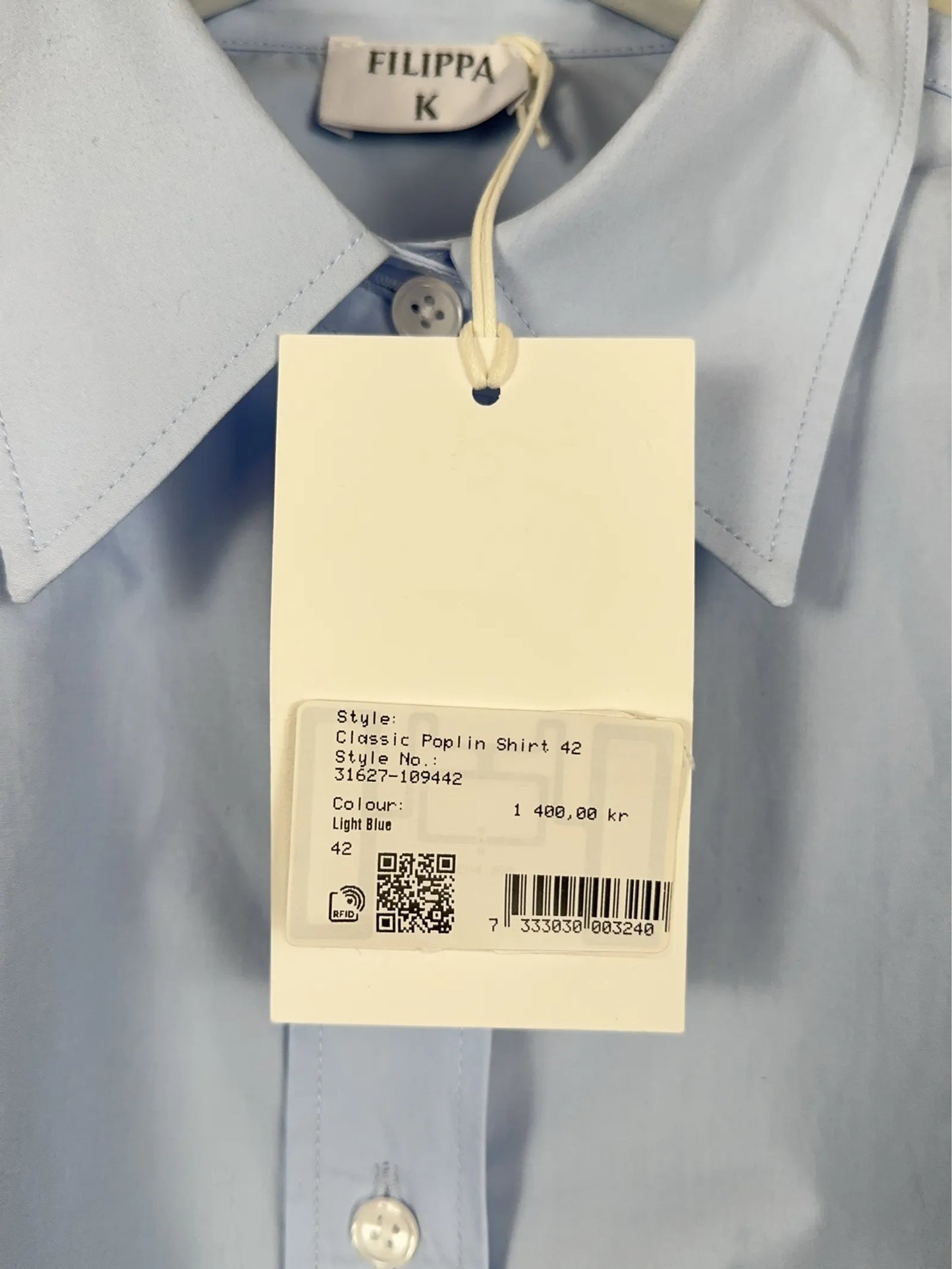 Filippa K Classic Poplin-skjorta NWT