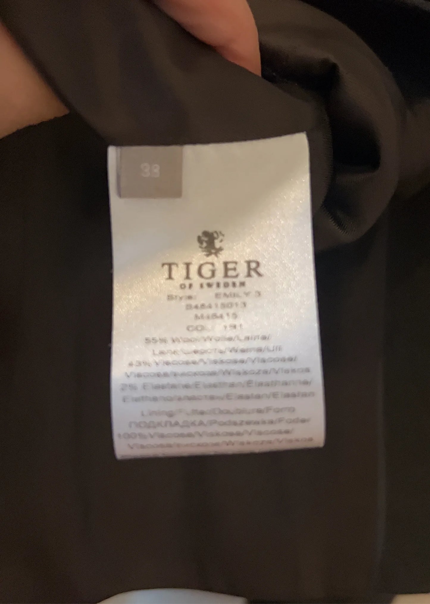 Tiger of Sweden Emily 3 Blazer