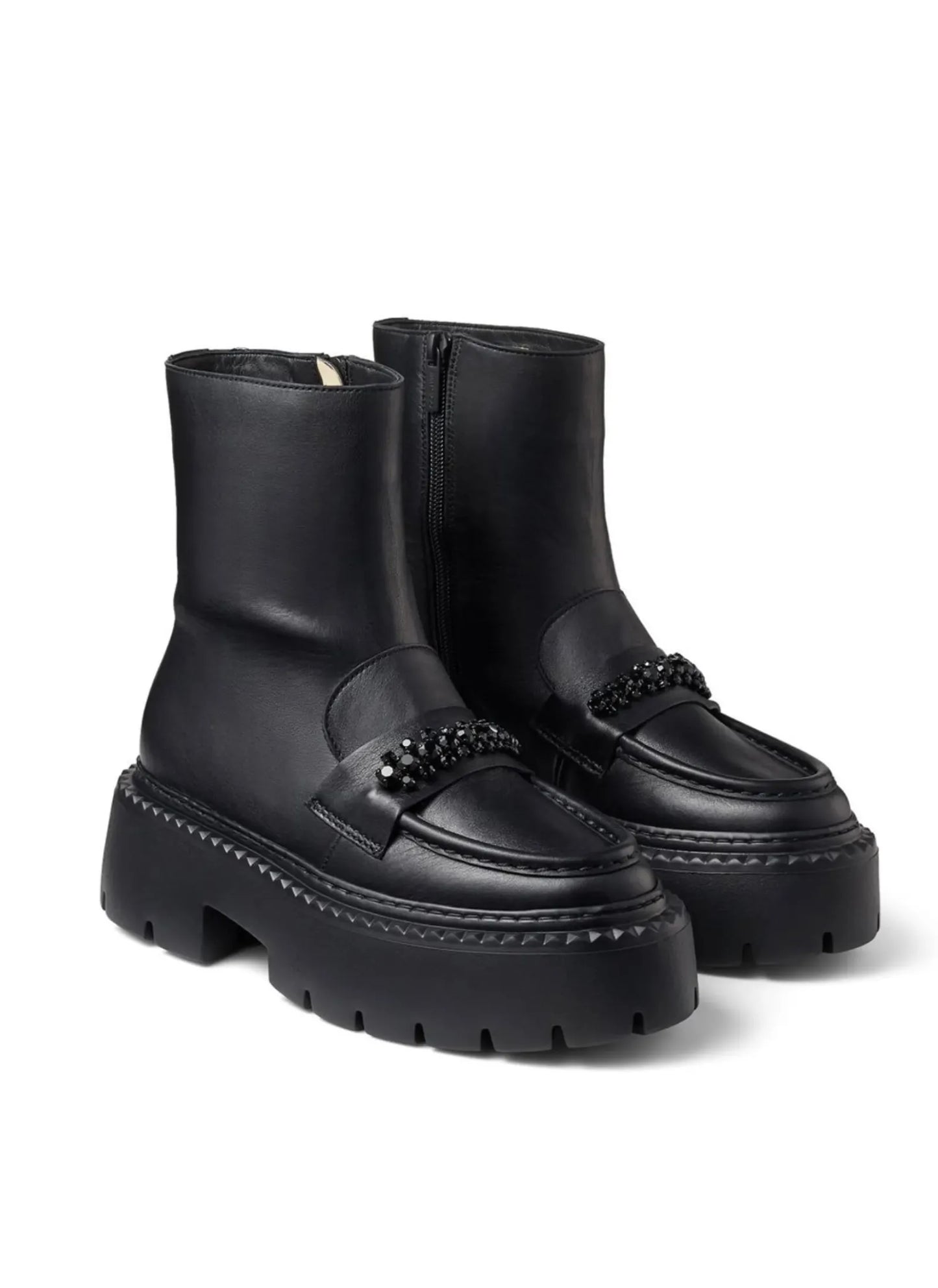 Jimmy Choo Bryer Crystal-embellished Boots