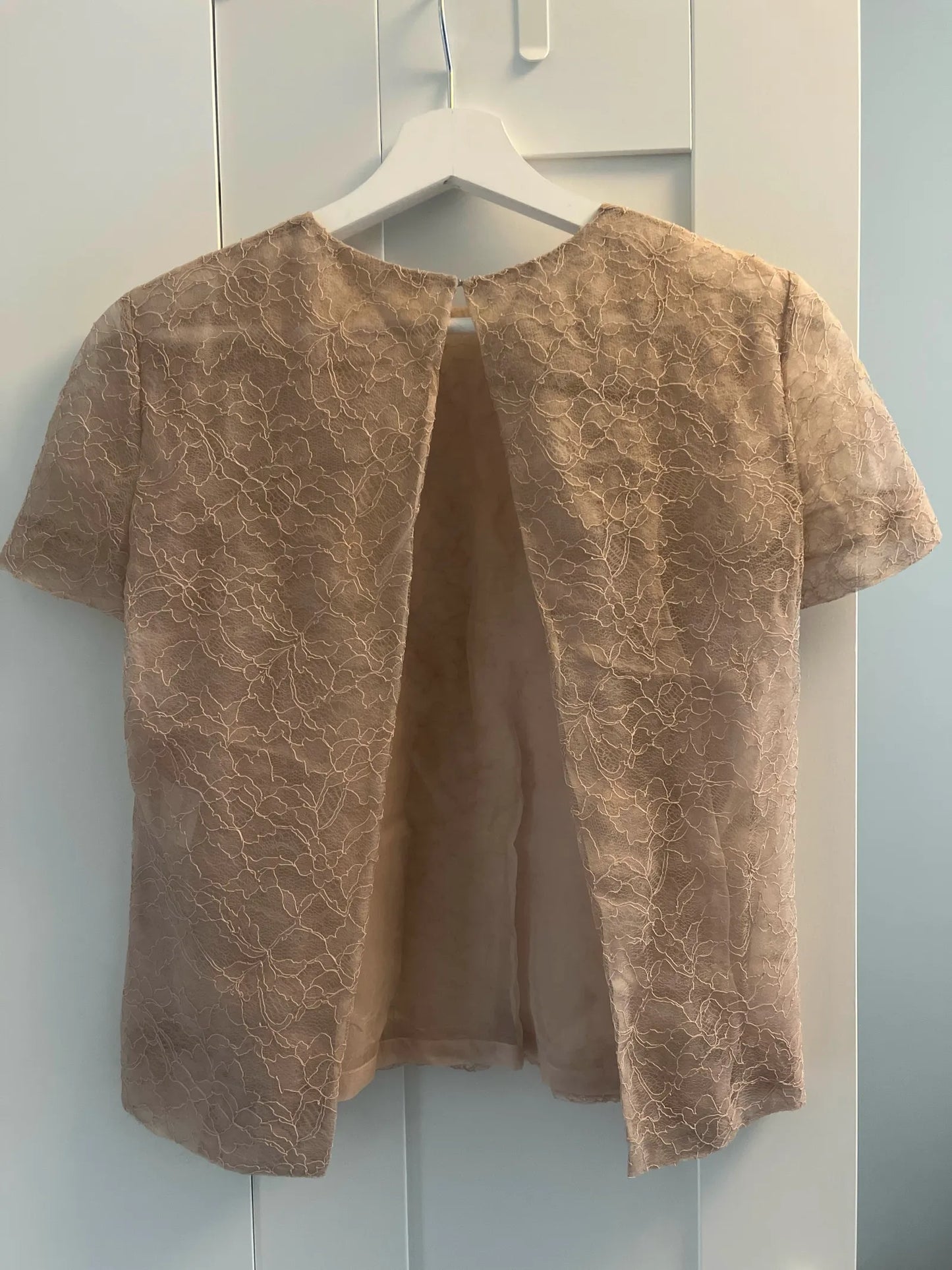 Chloé Spetssidenblus / Lace-blus