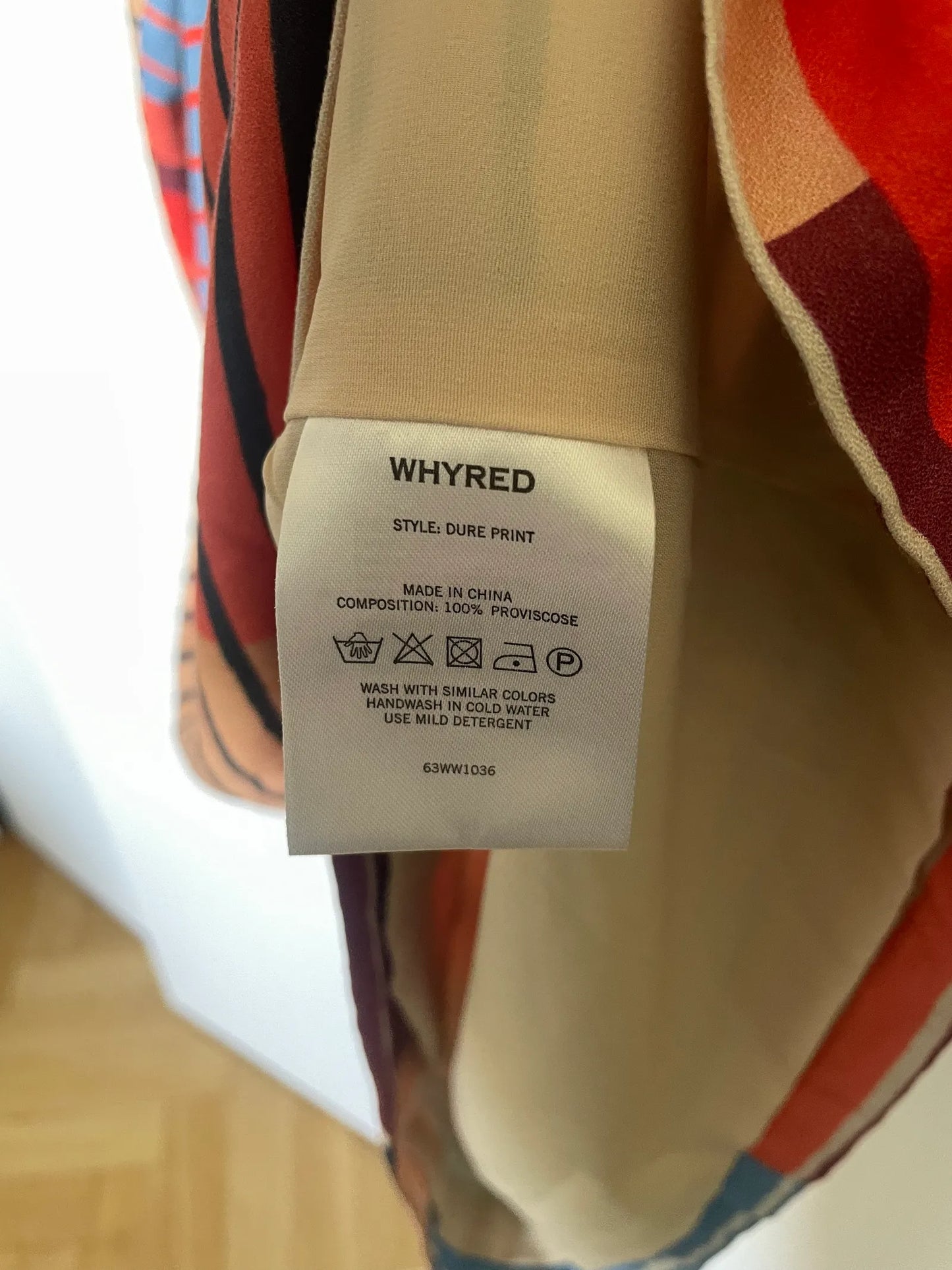 Whyred Dure Print-klänning NWT
