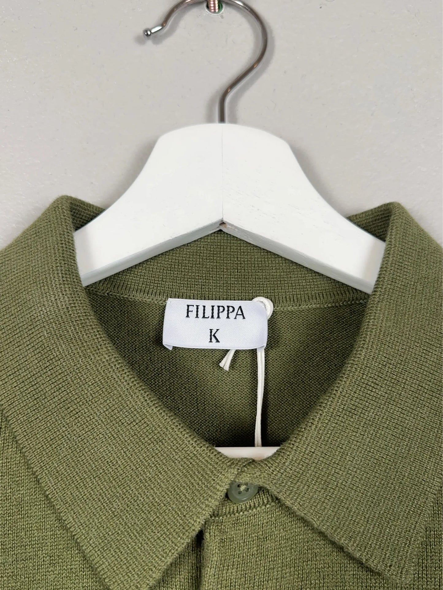 Filippa K Knitted Polo-ulltröja NWT
