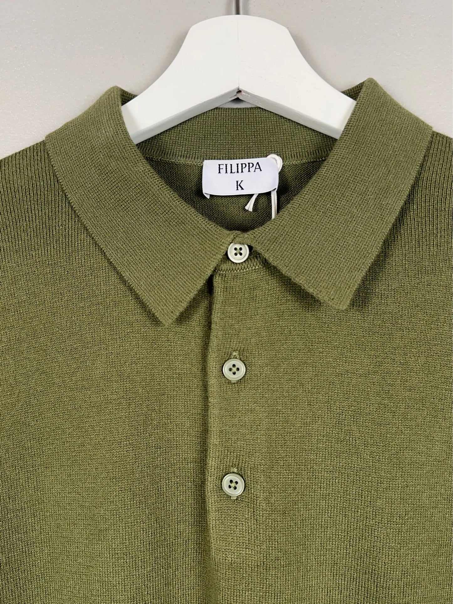 Filippa K Knitted Polo-ulltröja NWT