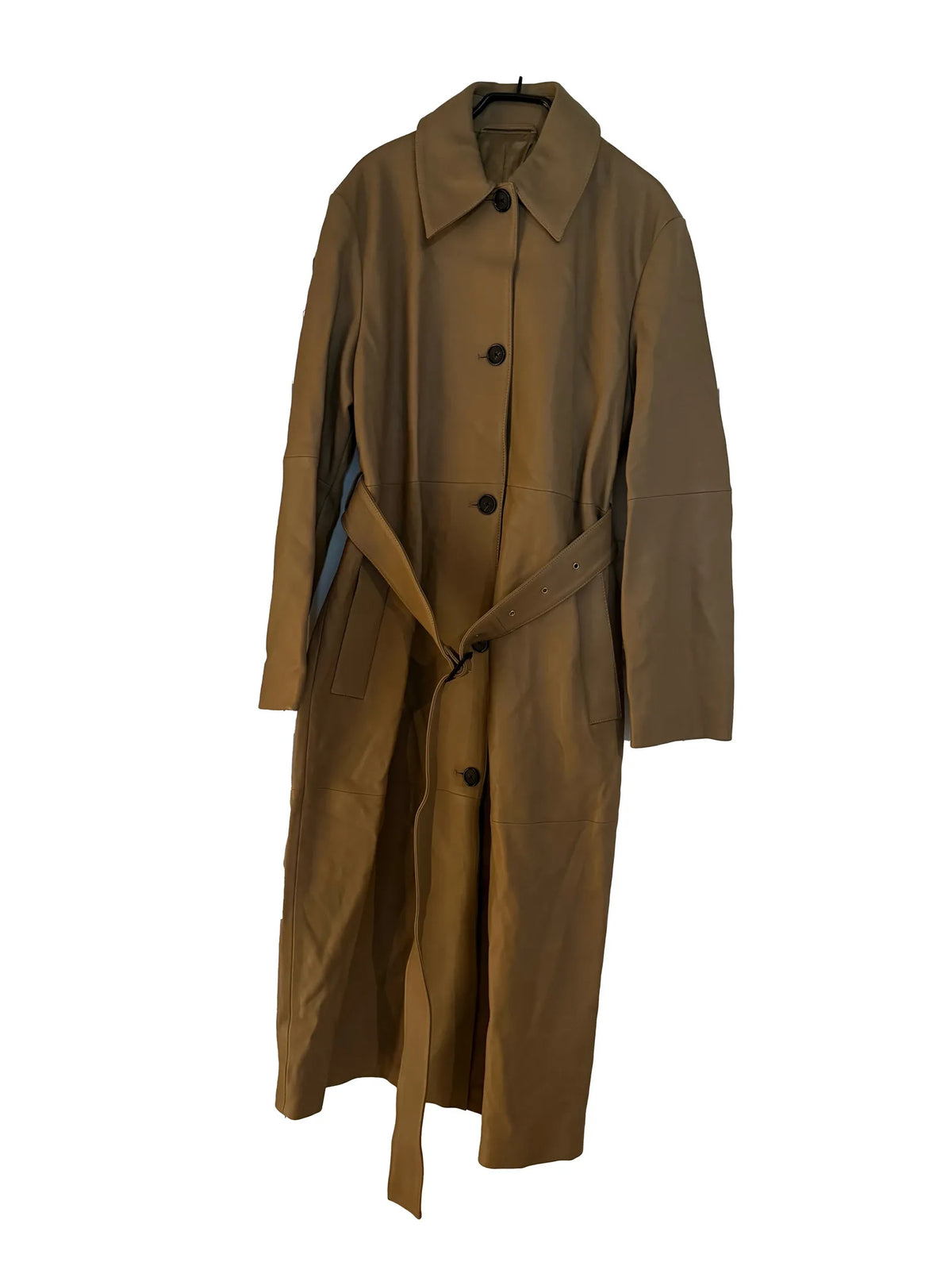 Toteme Leather-skinntrenchcoat