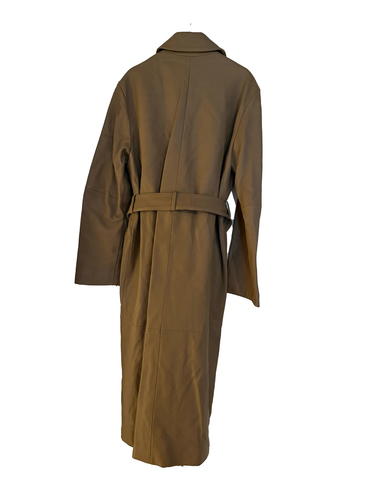 Toteme Leather-skinntrenchcoat