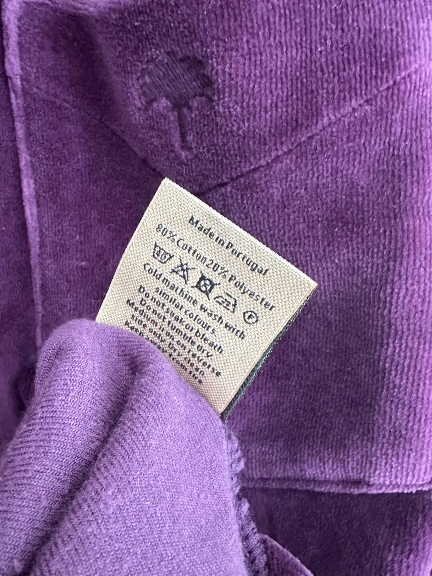 Oas Company Dandy Purple Velour Långärmad- Sweater