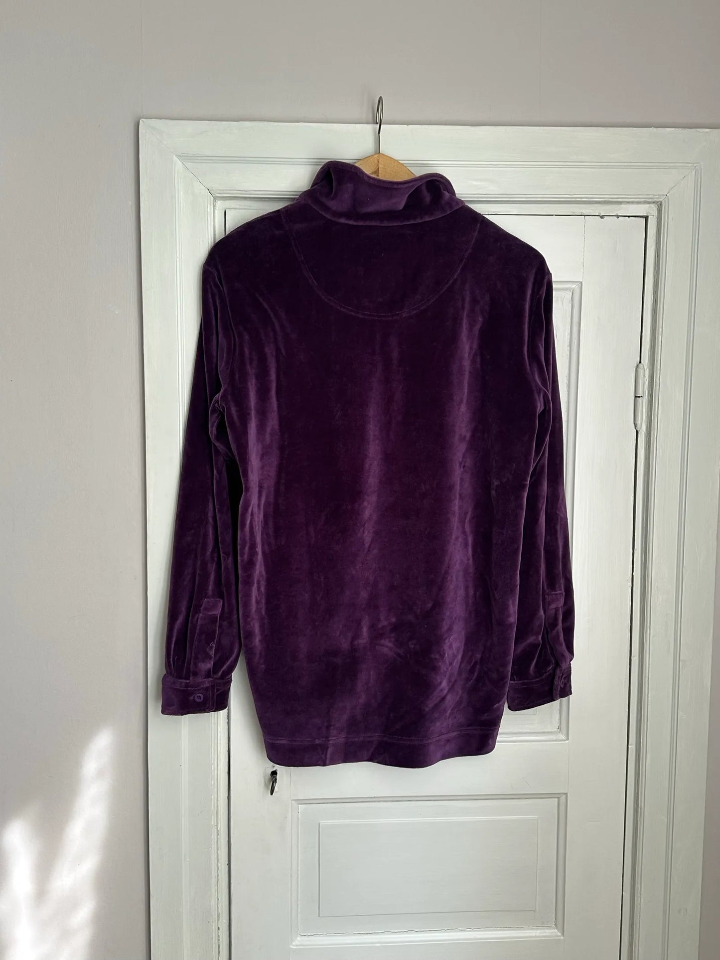 Oas Company Dandy Purple Velour Långärmad- Sweater