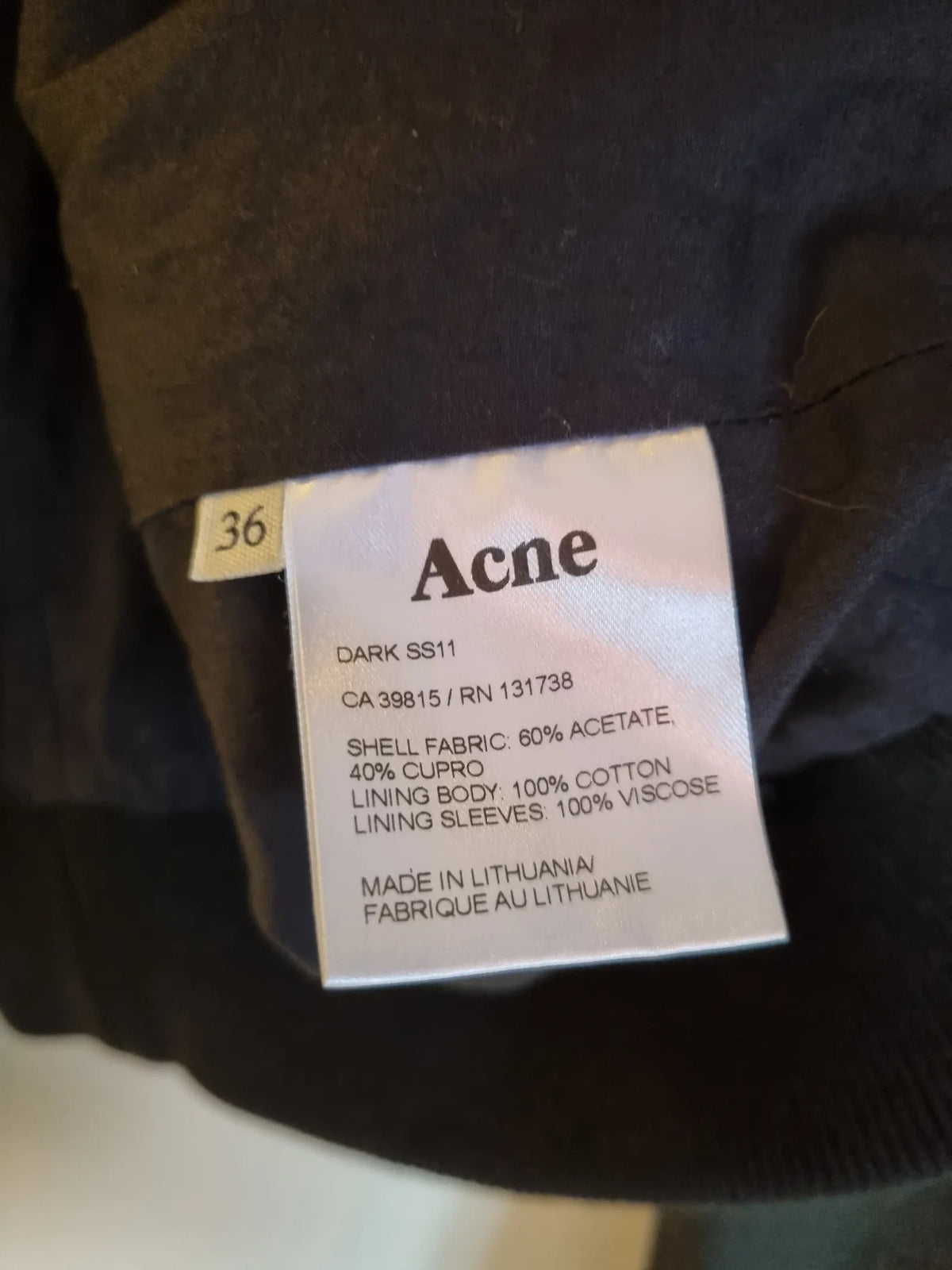 Acne Studios Tension Bomber-jacka