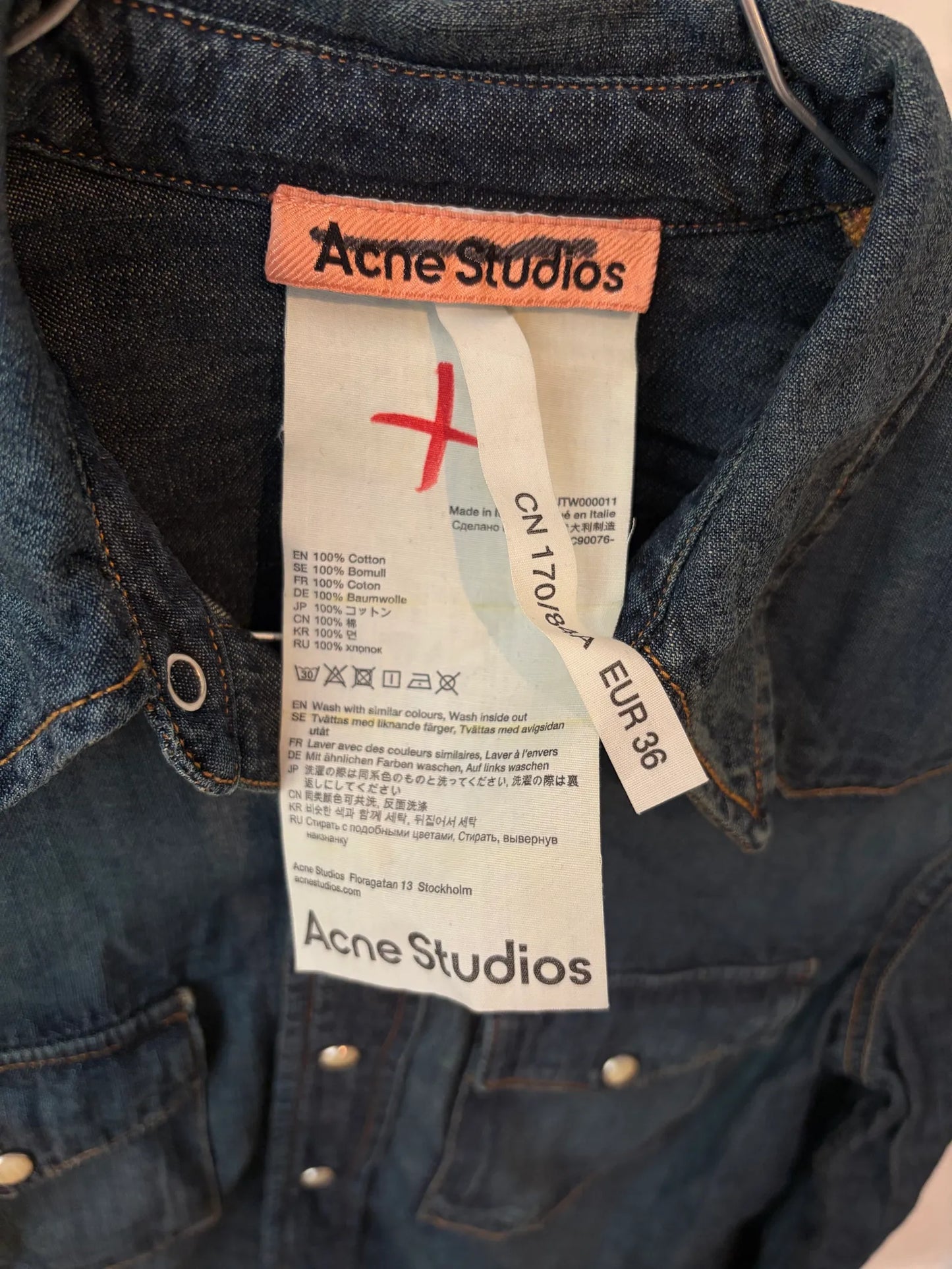 Acne Studios Washed Denim Shirt