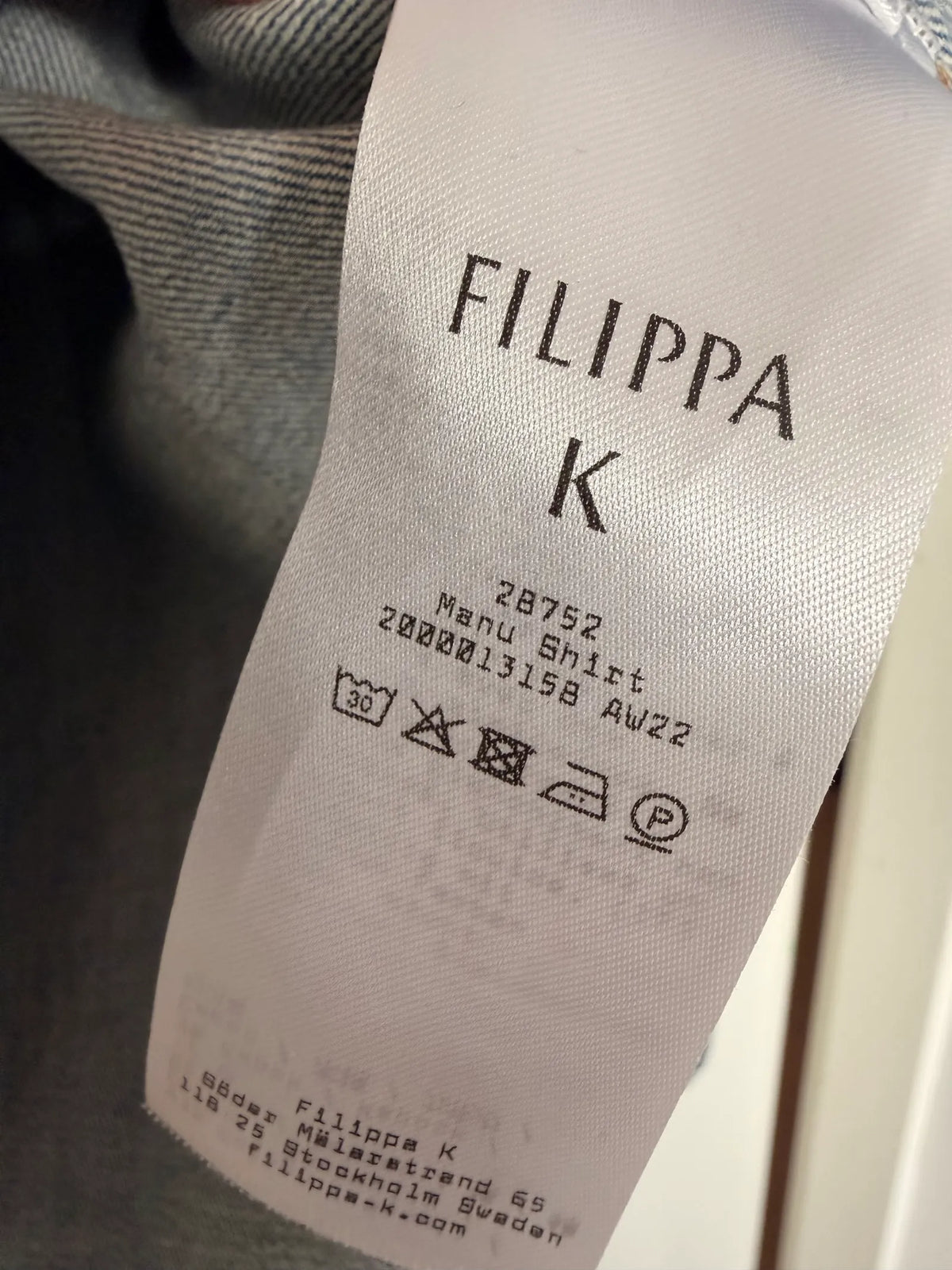 Filippa K-skjorta