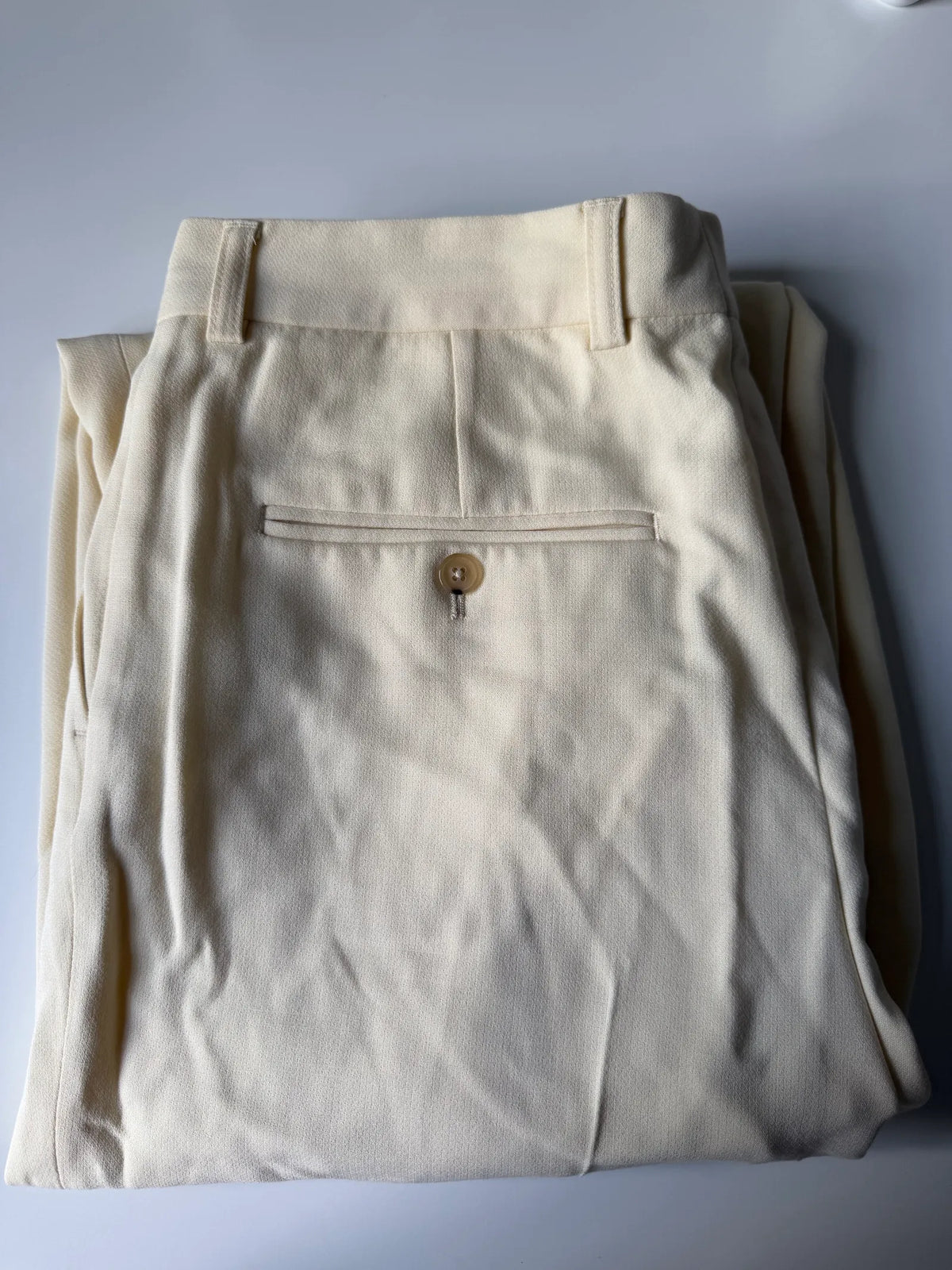 Toteme Pleated Straight-kostymbyxor NWT