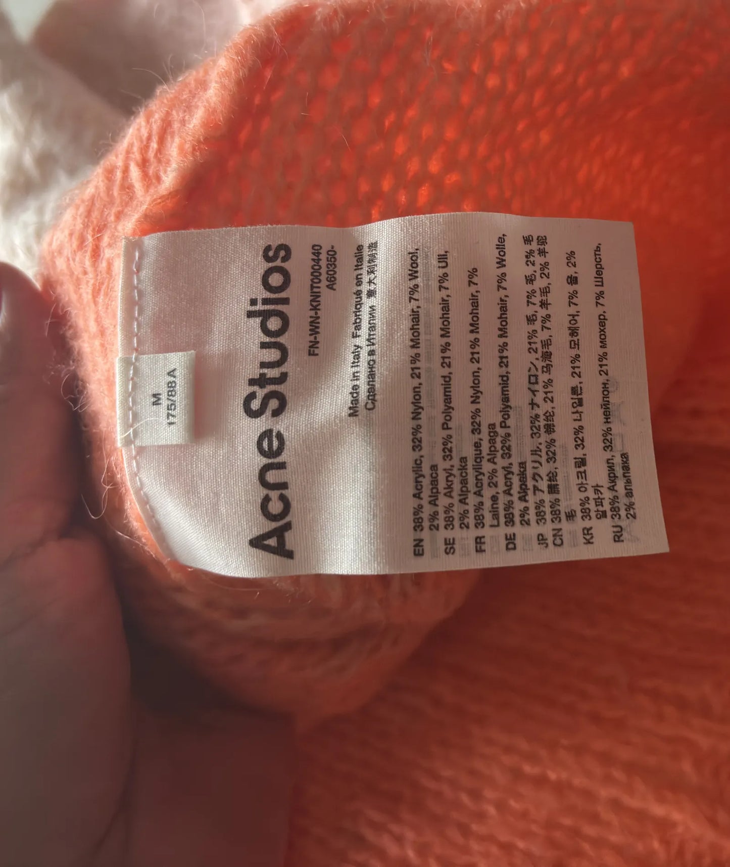 Acne Studios Fn-wn-knit000440-ulltröja