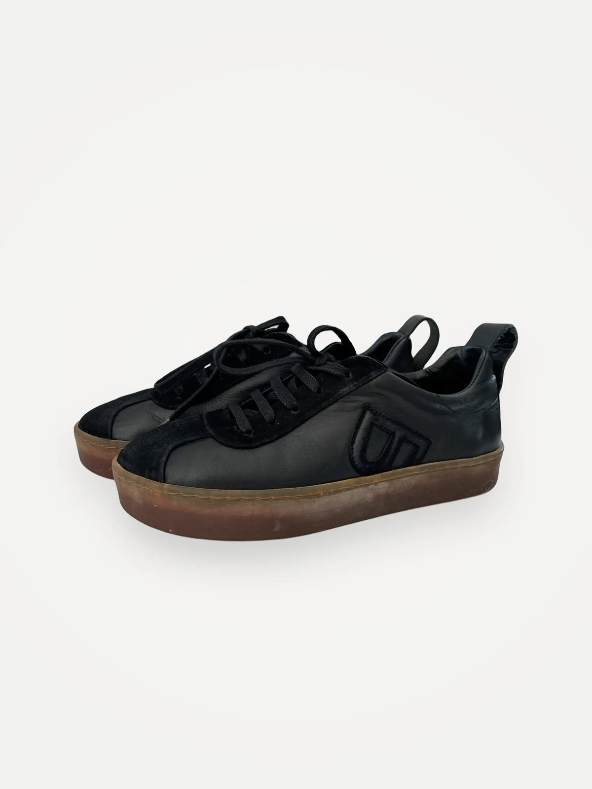 Blankens The Elin Black-skinnsneakers