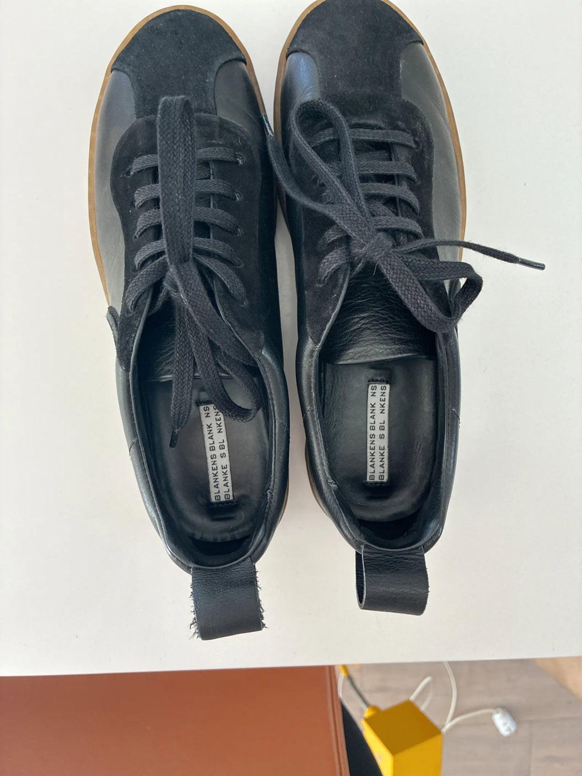 Blankens The Elin Black-skinnsneakers