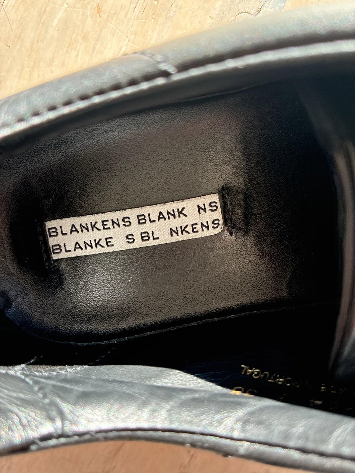 Blankens The Elin Black-skinnsneakers