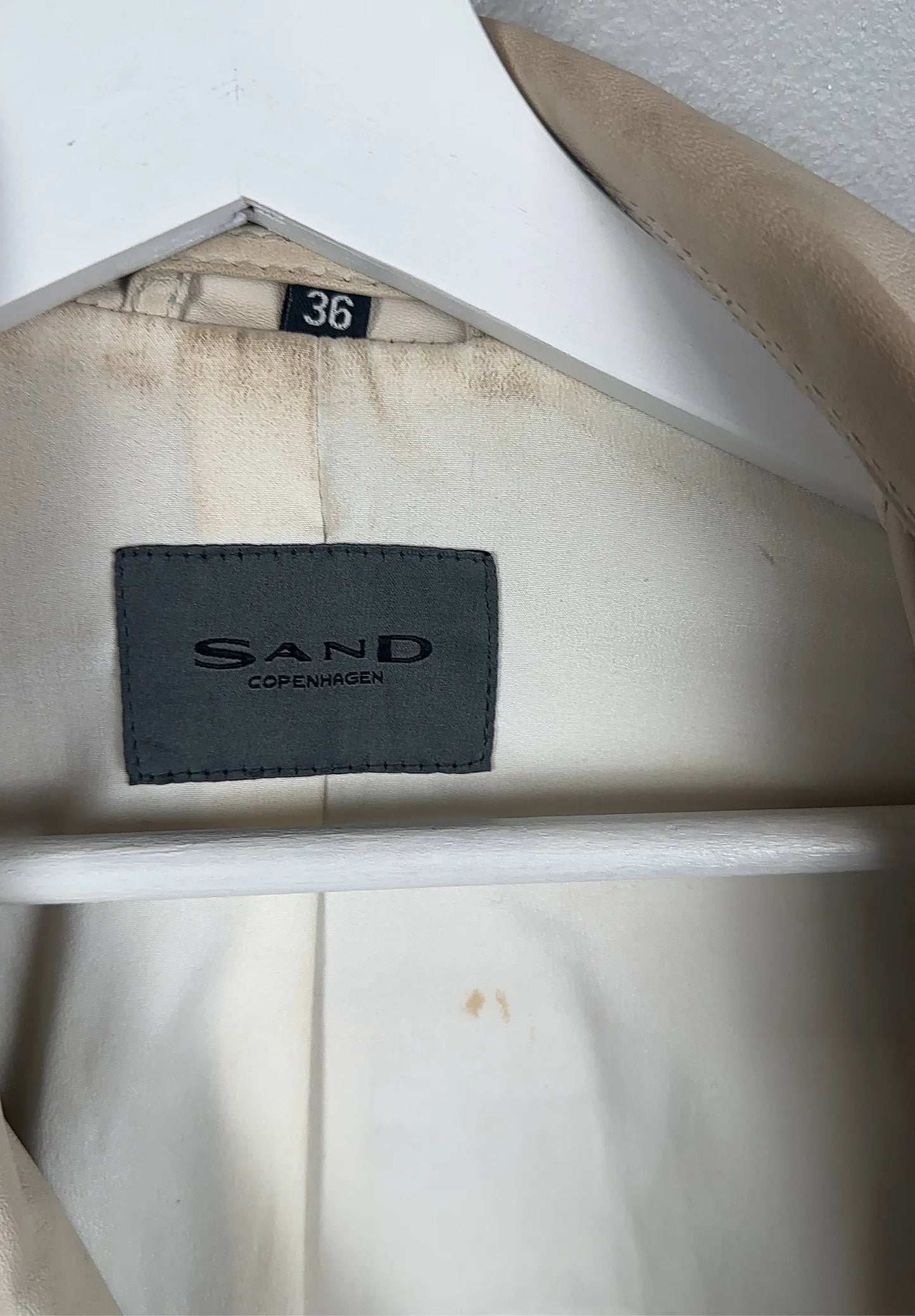 Sand Leather jacket