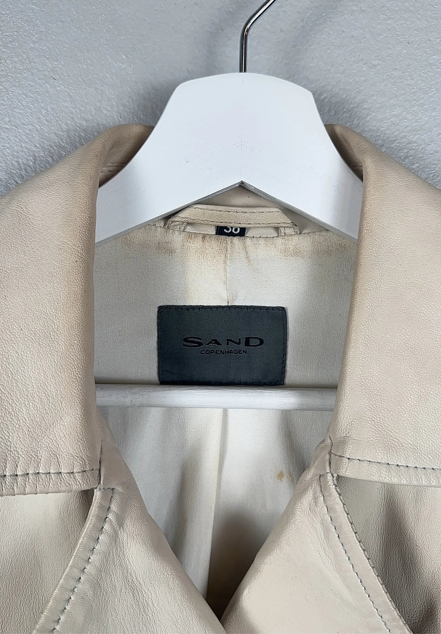 Sand Leather jacket