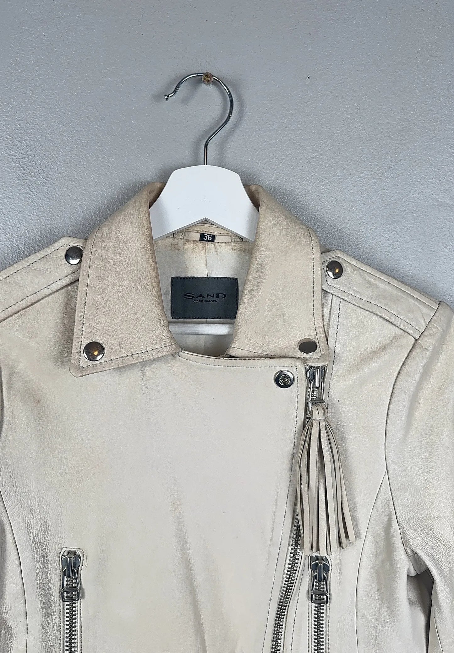 Sand Leather jacket